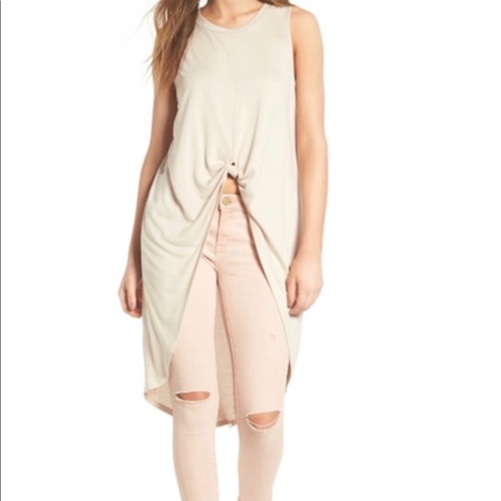Astr the label high low tank top